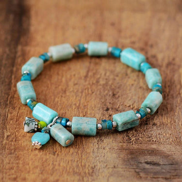 Pink Beach Rhodonite Bracelet-Your Soul Place